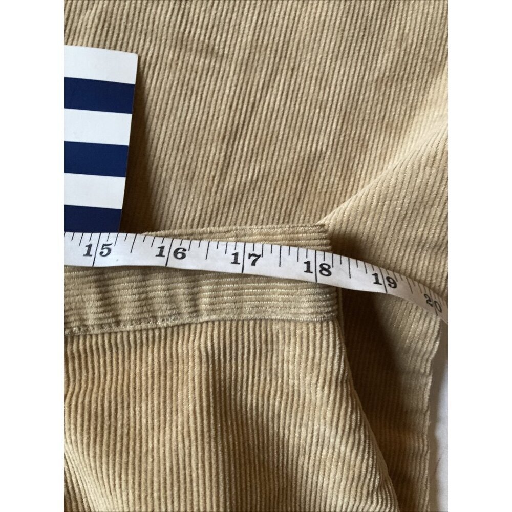 New Ladies Lands End Tan Courduroy Pants Size 18 NWT 36 X 29 - Picture 8 of 8